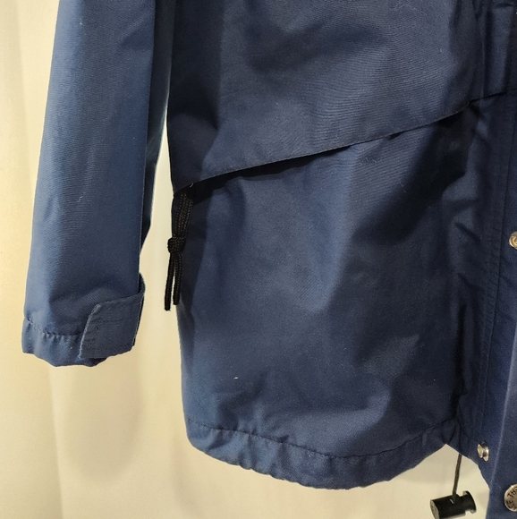 VERY RARE! Light Blue Label NORTH FACE Navy Blue Goretex Jacket MADE IN UK sz M - Picture 4 of 14